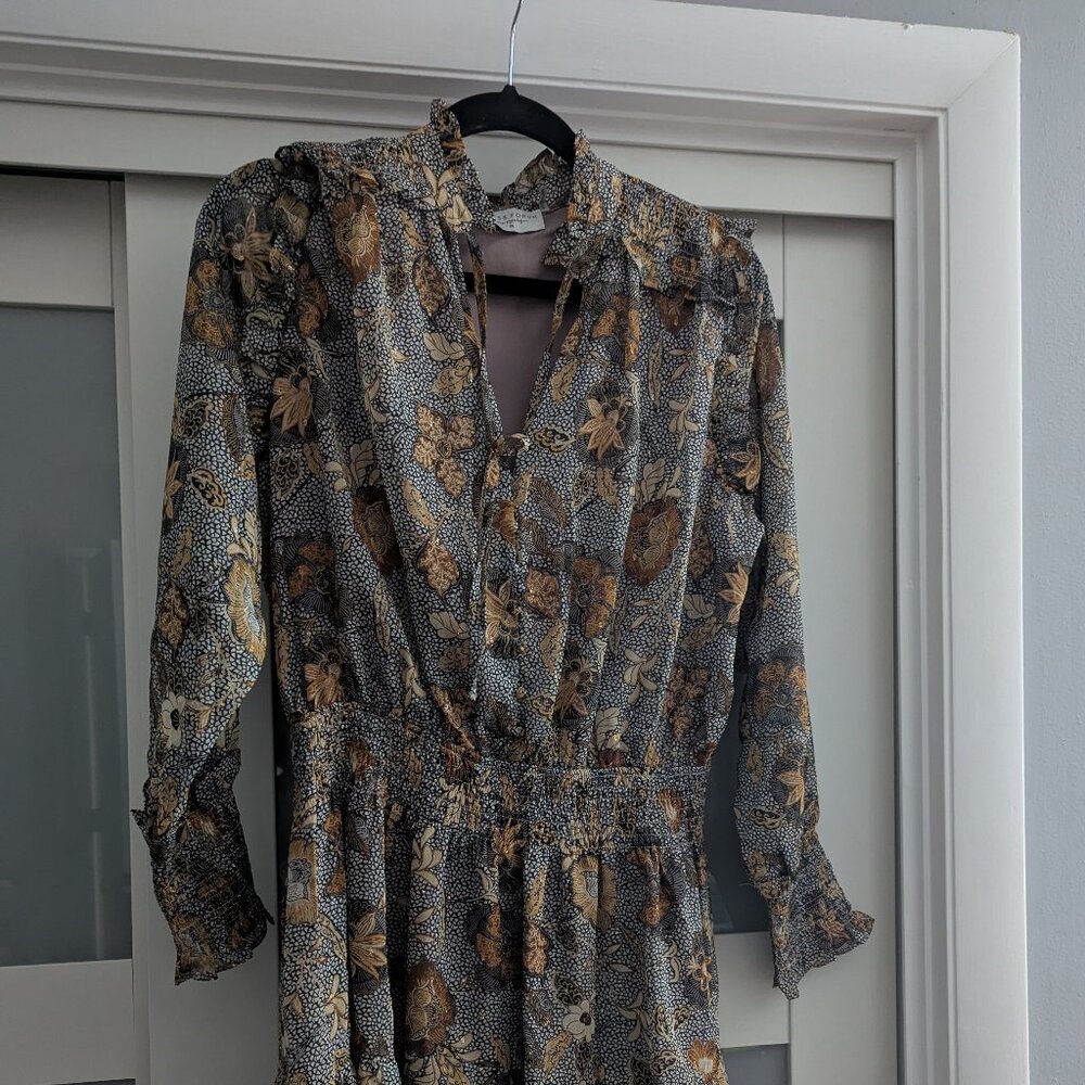 Boho Long-Sleeved Dress - size Medium